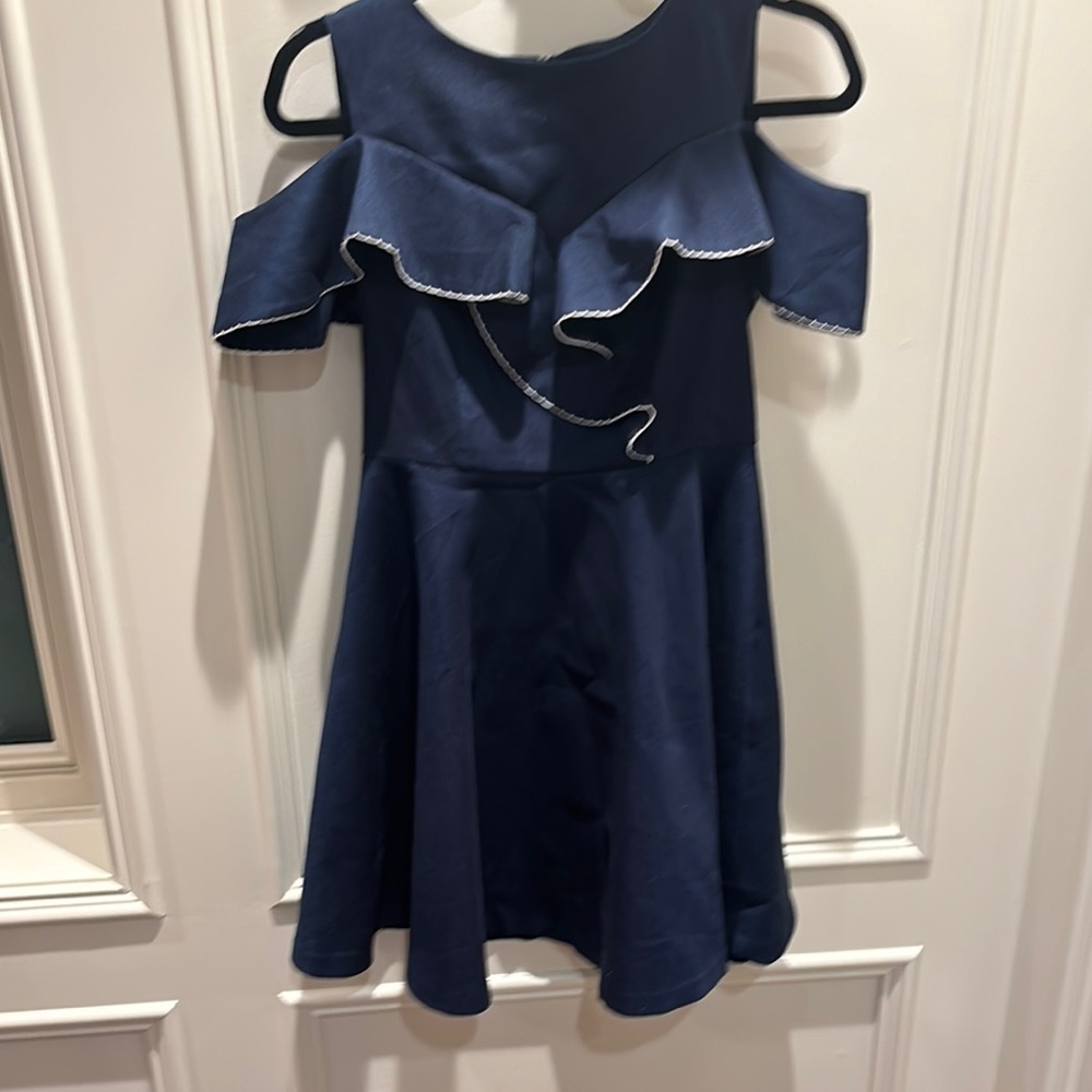 Vero Moda Elegant Navy Blue Dress